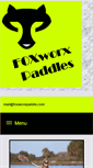 Mobile Screenshot of foxworxpaddle.com